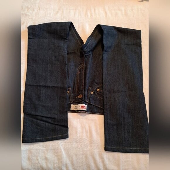 Levi's 511 slim boys size 14 27 X 27 dark wash 5 pocket jeans EUC Black Tag - Picture 6 of 6